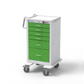 Waterloo Healthcare Waterloo 6-Drawer Junior Tall Steel Cart JTGSU-333369-SPG